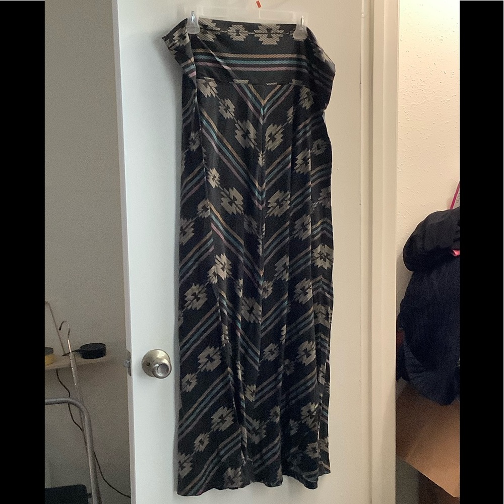 Tribal printed Maxi skirt